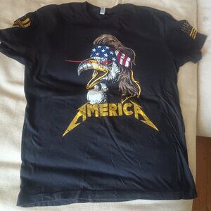 America. Badass bald eagle t